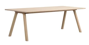 Stół Clapperton, bielony 220 cm