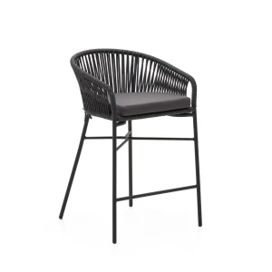 Stołek barowy Yanet 65 cm czarny