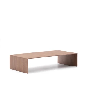 Stolik kawowy Litto 140 x 70 cm z forniru orzecha włoskiego