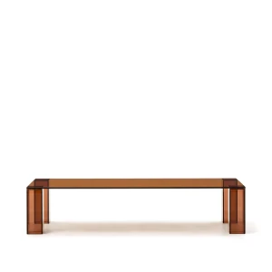 Stolik kawowy Adularia 140×60 brązowy