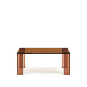 Stolik kawowy Adularia 85×85 brązowy