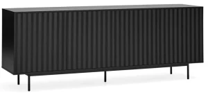 Komoda Sierra czarna 211x47x80cm