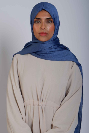 Crystal Hijab In Pacific Blue | Stylish and Comfortable Modest Fashion | Rabaya