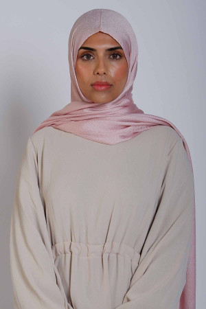 Crystal Hijab In Baby Pink | Stylish and Comfortable Modest Fashion | Rabaya