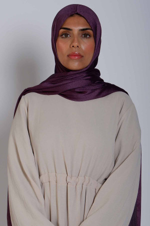 Crystal Hijab In purple | Stylish Comfortable Hijabs For Women | Modest Fashion & Clothing | Rabaya