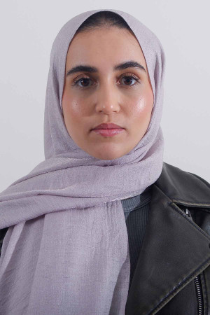 Twinkle Hijab In Silver Grey | Stylish and Comfortable Modest Fashion | Rabaya