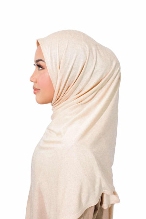 Premium Jersey Hijab In Cream |Stylish and Comfortable Modest Fashion | Rabaya