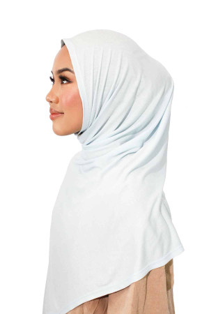 Premium Jersey Hijab In Baby Blue | Stylish and Comfortable Modest Fashion | Rabaya