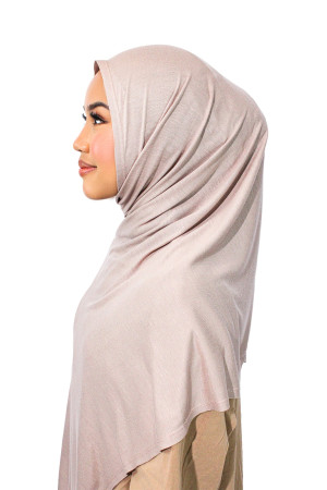 Premium Jersey Hijab In Nude Pink | Versatile & Wrinkle-Resistant |Stylish Comfortable Hijabs For Women | Modest Fashion & Clothing | Rabaya
