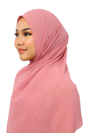 Chiffon Hijab Hijab In Petal Pink | Stylish and Comfortable Modest Fashion | Rabaya
