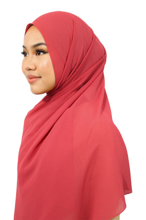 Chiffon Hijab in Rose | Stylish Hijabs for Women | Modest Fashion & Clothing | Rabaya