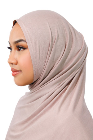 Premium Jersey Hijab In Nude Pink | Versatile & Wrinkle-Resistant |Stylish Comfortable Hijabs For Women | Modest Fashion & Clothing | Rabaya