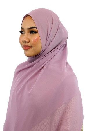 Pastel Pink Chiffon Hijabs | Modest Fashion | Lightweight Airy Hijab | Elegant & Comfortable | Rabaya
