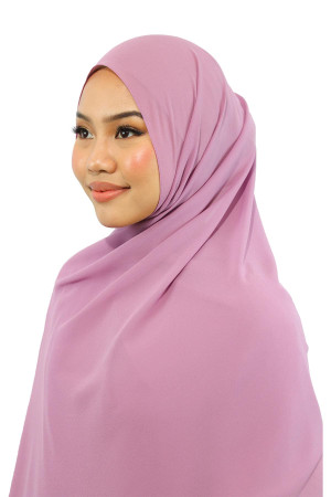 Lavender Chiffon Hijabs | Modest Fashion | Lightweight Airy Hijab | Elegant & Comfortable | Rabaya