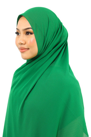 Bright Green Hijabs For Women | Modest Fashion & Clothing | Lightweight Airy Hijab | Elegant & Comfortable | Rabaya