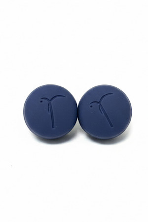 Matte Navy Blue Hijab Magnets | High Quality Metal | Perfect for Daily Use | Rabaya