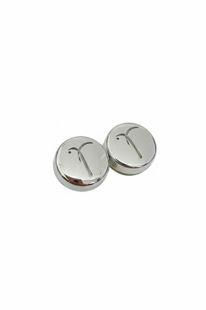 Metallic Charcoal Grey Hijab Magnets | High Quality Metal | Perfect for Daily Use | Rabaya