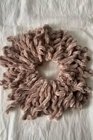Soft Scrunchies For Hijab Styling | Beige | Elasticated & Easy To Wear