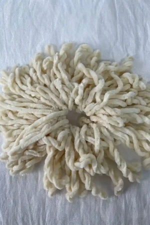 Soft Scrunchies For Hijab Styling | Cream | Elasticated & Easy To Wear