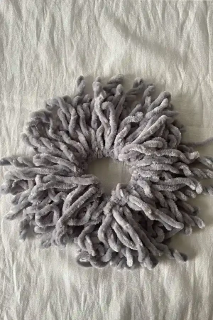 Soft Scrunchies For Hijab Styling | Grey | Elasticated & Easy To Wear