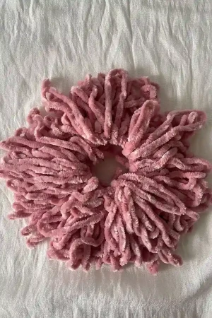 Soft Scrunchies For Hijab Styling | Pink | Elasticated & Easy To Wear