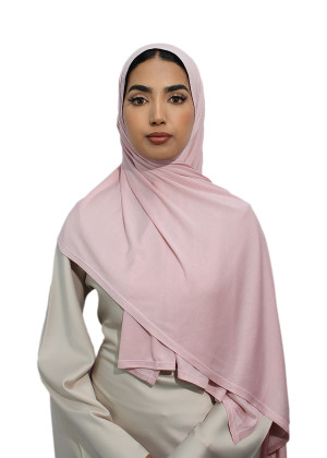 Premium Jersey Hijab In Baby Pink |Occasional & Comfortable | Modest Fashion | Rabaya