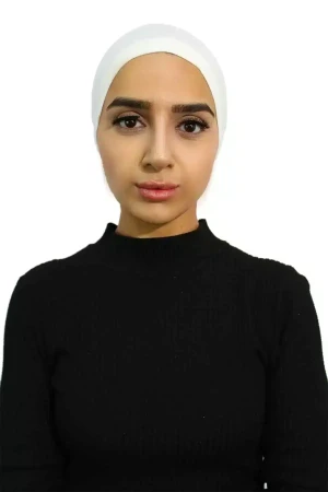 Fitted Hijab Undercap In Cream | Daily Wear Comfortable by Rabaya