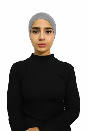 Premium Tube hijab Undercap In Grey | Daily Wear Comfortable by Rabaya