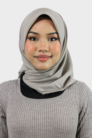 Square Daphne Hijab | Mink | Stylish Hijabs for Women | Modest Fashion & Clothing | Rabaya