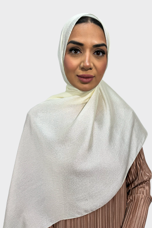 Crystal Hijab | Ivory | Stylish Hijabs for Women | Modest Fashion & Clothing | Rabaya