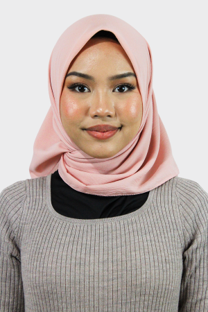 Square Daphne Hijab | Baby Pink | Stylish Hijabs for Women | Modest Fashion & Clothing | Rabaya