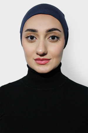 Tie back undercap with Grips | Navy