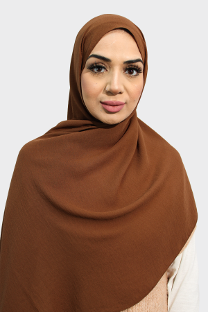Cotton Crepe | Brown