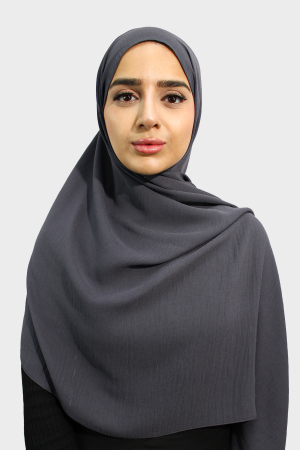 Cotton Crepe | Charcoal Grey