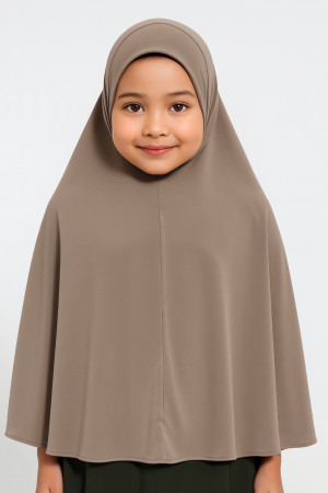 Girls Khimar Beige | Size 20
