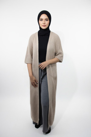 Knitted Cardigans | Beige