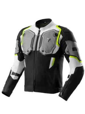 Kurtka motocyklowa tekstylna Rebelhorn Borg II czarno-szaro-żółta + Gratisy