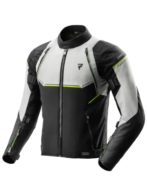 Kurtka motocyklowa tekstylna Rebelhorn Swift czarno-szara-fluo + Gratisy