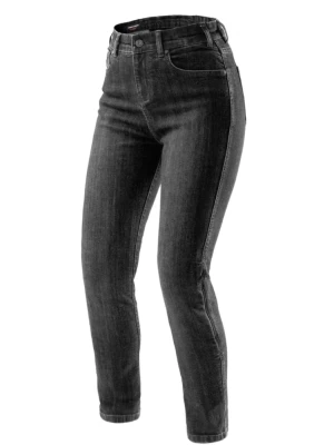 Jeansy motocyklowe damskie Rebelhorn Classic Mono czarne + Gratisy