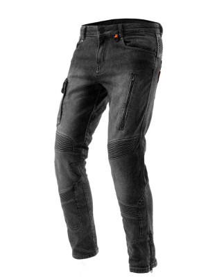 Jeansy motocyklowe Rebelhorn Vandal Mono czarne + Gratisy