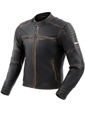 Kurtka motocyklowa skórzana Rebelhorn Hunter II brązowa + Gratisy