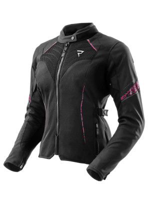 Kurtka motocyklowa damska tekstylna Rebelhorn Jax czarno-różowa + Gratisy
