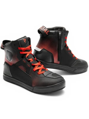 Buty motocyklowe Rebelhorn Vandal II czarno-czerwone + Gratisy