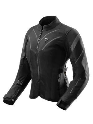 Kurtka motocyklowa damska tekstylna Rebelhorn Hiflow V czarna + Gratisy