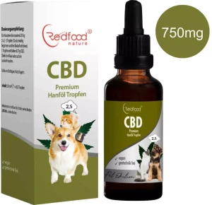 Redfood 2,5 % CBD ÖL für Tiere 30ml