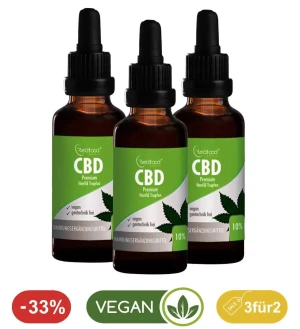 Redfood Angebot* 3 x 10% CBD Öl 10ml