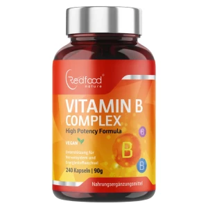 Redfood Vitamin B Komplex Hochdosiert