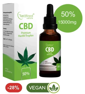 Redfood CBD 50% Premium Vollspektrum 30ml