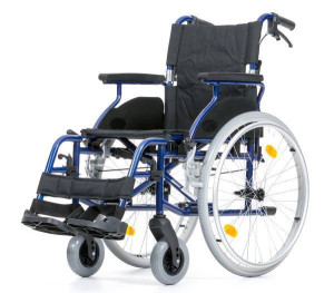 REHASHOP Fauteuil roulant léger Bison 2, bleue 51 cm