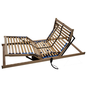 BURMEIER Sommier pour lit sénior Relax 90 x 200 cm Réglage électronique